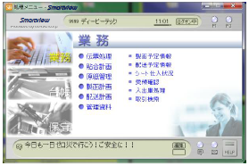 SmartView(スマートビュー)のメニュー画面